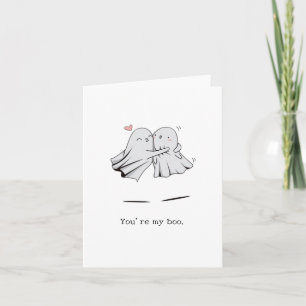 Jij Bent Mijn Boo Kaart - Griezellige Liefdes Wens