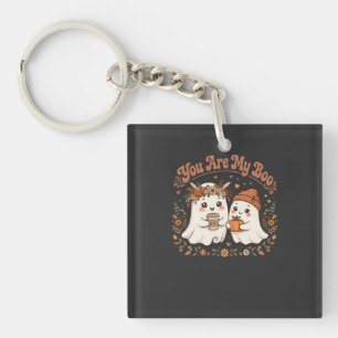Jij Bent Mijn Boo Schattig Geesten Koppel Pompoen Sleutelhanger