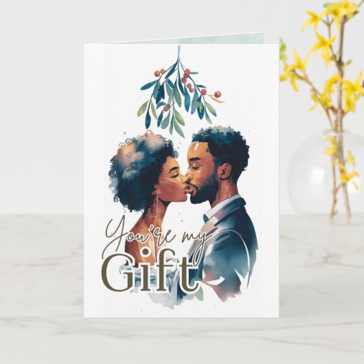 Jij bent mijn cadeau kaart (Gele Bloem)