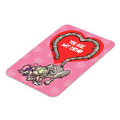 Jij bent mijn Catnip Funny Valentijns's Cat Cartoo Magneet (Linkerzijde)