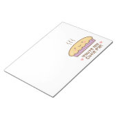 Jij bent mijn Cutie Pie Cute Doodle voor haar. Notitieblok (Schuin)