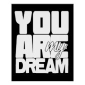 Jij bent mijn droom perfect poster (Voorkant)