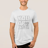 Jij bent mijn droom Tri-Blend shirt (Voorkant)