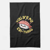 Jij bent mijn Ebi-ding Sushi Theedoek (Verticaal)