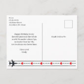 Jij bent mijn eerste gesprek als ik land,Ik hou va Briefkaart (Achterkant)