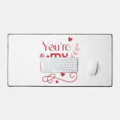 Jij bent mijn eeuwig Valentijnsdag cadeau Bureaumat (Keyboard & Muis)