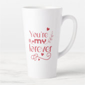 Jij bent mijn eeuwig Valentijnsdag cadeau Latte Mok (Rechts)
