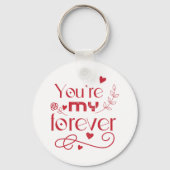 Jij bent mijn eeuwig Valentijnsdag cadeau Sleutelhanger (Achterkant)