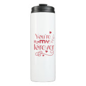 Jij bent mijn eeuwig Valentijnsdag cadeau Thermosbeker (Voorkant)
