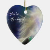 Jij bent mijn engel! keramisch ornament (Rechts)