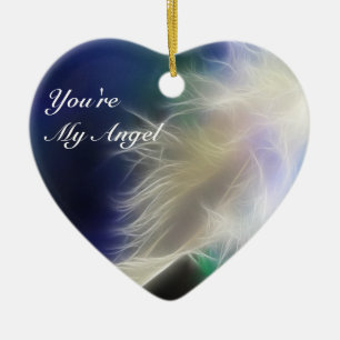 Jij bent mijn engel! keramisch ornament