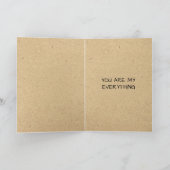 Jij bent mijn enige... | Romantische kaart (Binnen)