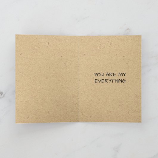 Jij bent mijn enige... | Romantische kaart (Binnen)