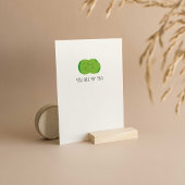 Jij bent mijn erwt bedankkaart