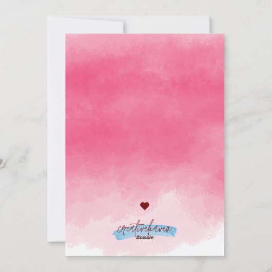 Jij bent mijn favoriet – Romantische Valentijnskaa Feestdagenkaart (Achterkant)