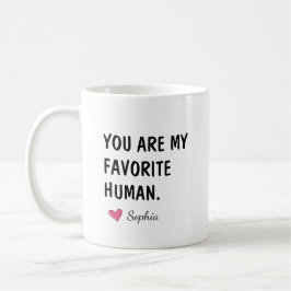 Jij Bent Mijn Favoriete Mens Gepersonaliseerd Cade Koffiemok