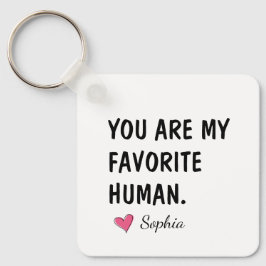 Jij Bent Mijn Favoriete Mens Gepersonaliseerd Cade Sleutelhanger