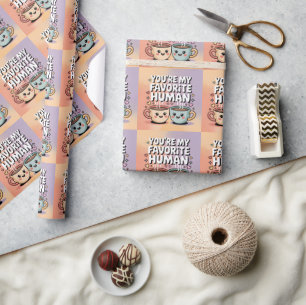 Jij Bent Mijn Favoriete Mens: Mooie Koffiemok Ontw Cadeaupapier