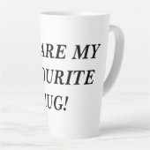 Jij bent mijn favoriete MOK! Latte Mok (Rechterhoek)