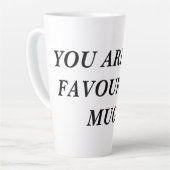 Jij bent mijn favoriete MOK! Latte Mok (Linkerhoek)