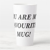 Jij bent mijn favoriete MOK! Latte Mok (Voorkant)