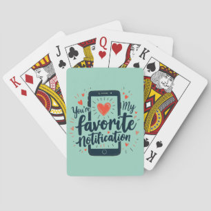Jij Bent Mijn Favoriete Notificatie Digitale Toege Pokerkaarten