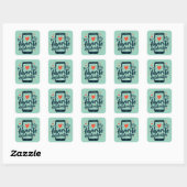 Jij Bent Mijn Favoriete Notificatie Digitale Toege Vierkante Sticker (Vel)