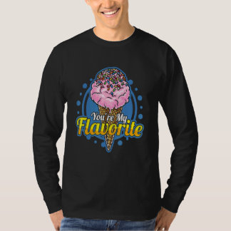 Jij Bent Mijn Favoriete Smaak Ijs Smaak Met T-shirt