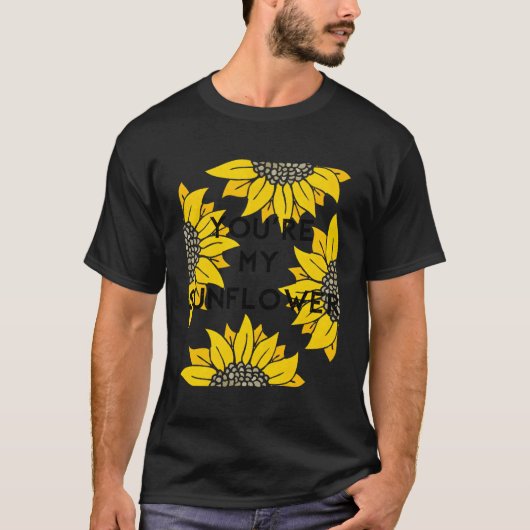 Jij bent mijn gele bloem t-shirt (Voorkant)