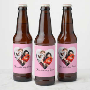 Jij Bent Mijn Geliefde – Romantisch Hartontwerp Bier Etiket