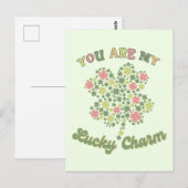 Jij Bent Mijn Geluksbrenger Briefkaart (Voorkant / Achterkant)