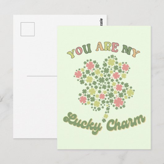 Jij Bent Mijn Geluksbrenger Briefkaart (Voorkant / Achterkant)