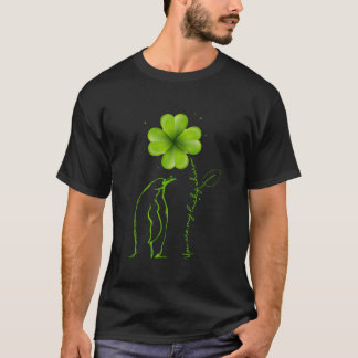 Jij Bent Mijn Geluksbrenger Pinguïn Shamrock St Pa T-shirt