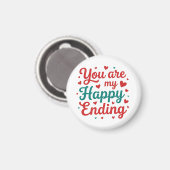 Jij bent mijn happy end magneet (Voorkant / Achterkant)