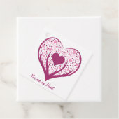 Jij bent mijn hart bedankjes labels (In situ)