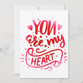 "Jij bent mijn hart: een Kaart van liefde"