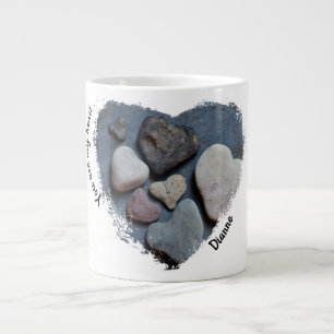 Jij bent mijn hart. . . Heart Shaped Rocks Grote Koffiekop