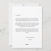 Jij Bent Mijn Hart Valentijn Gedicht Perzische Kat Feestdagenkaart (Achterkant)