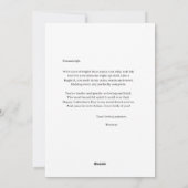 Jij Bent Mijn Hart Valentijnsgedicht Ragdoll Kat  Feestdagenkaart (Achterkant)