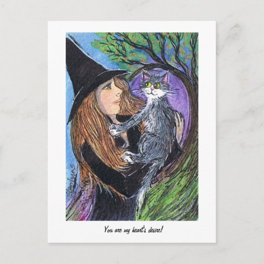 Jij bent mijn hart verlangen! briefkaart (Voorkant)