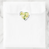 Jij bent mijn hart. . . White Annabelle Hydrangeas Ronde Sticker (Tas)