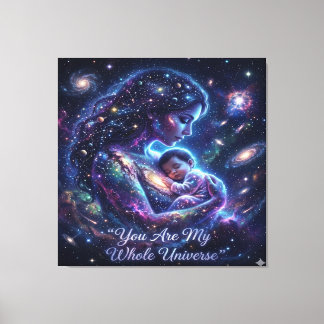 Jij Bent Mijn Hele Universum -Canvasprint Canvas Afdruk