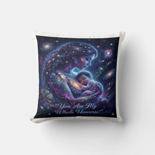 Jij Bent Mijn Hele Universum - Kosmische Moeder Ba Kussen (Voorkant)
