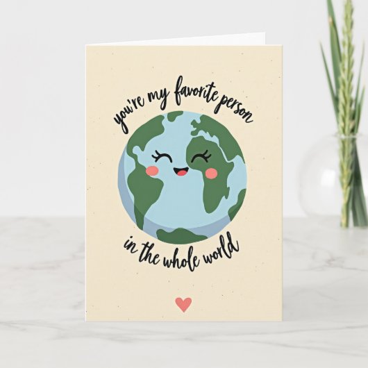 Jij Bent Mijn Hele Wereld Kaart (Voorkant)