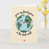 Jij Bent Mijn Hele Wereld Kaart (Gele Bloem)