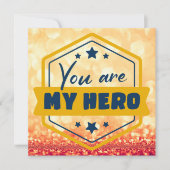 Jij bent mijn Hero Feestdagenkaart (Voorkant)