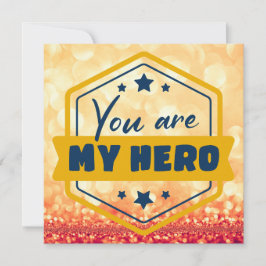 Jij bent mijn Hero Feestdagenkaart