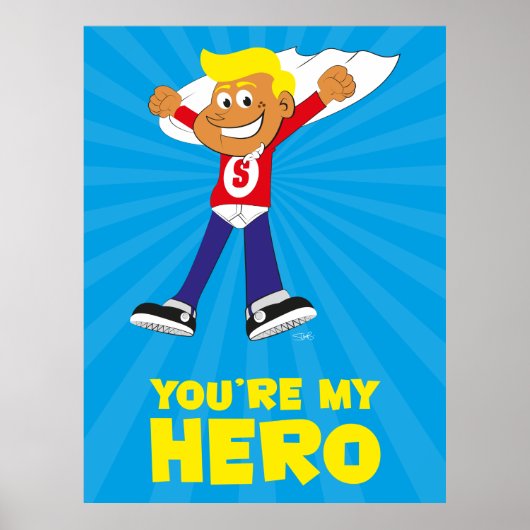 Jij bent mijn Hero Poster (Voorkant)