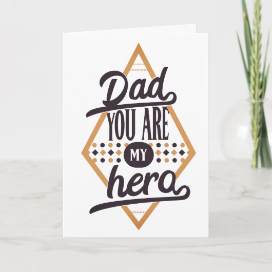 Jij bent mijn Hero Vaderdag Kaart (Voorkant)