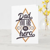 Jij bent mijn Hero Vaderdag Kaart (Gele Bloem)